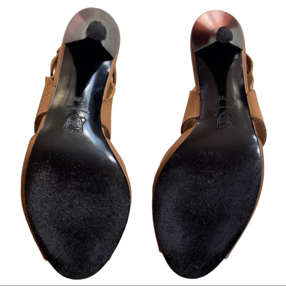 PIERRE HARDY size 7 or 6.5 EU 37 Leather Sandal Heels - Picture 6 of 10